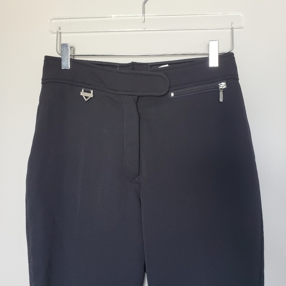 Vintage Fera Wool Blend Women's Ski Stirrups Pants Black Size 12 - Picture 3 of 7